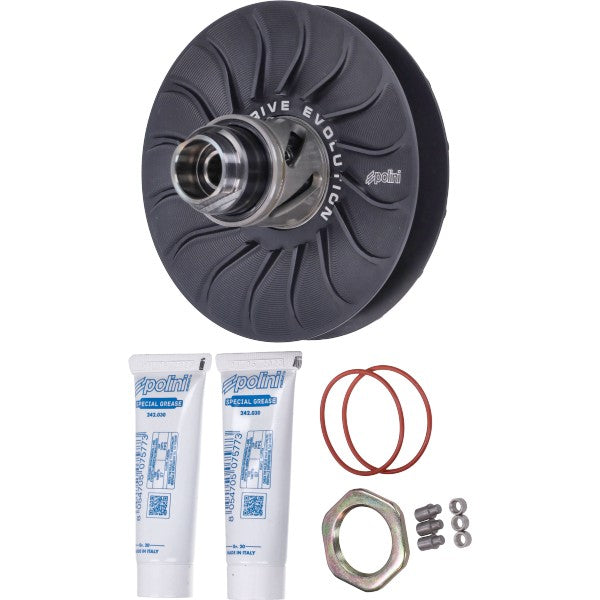 koppeling poelieset polini aluminium cnc 134mm sco piaggio 2t 244.0584
