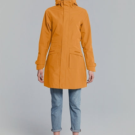 Regenjas Basil Mosse Parka Bruin