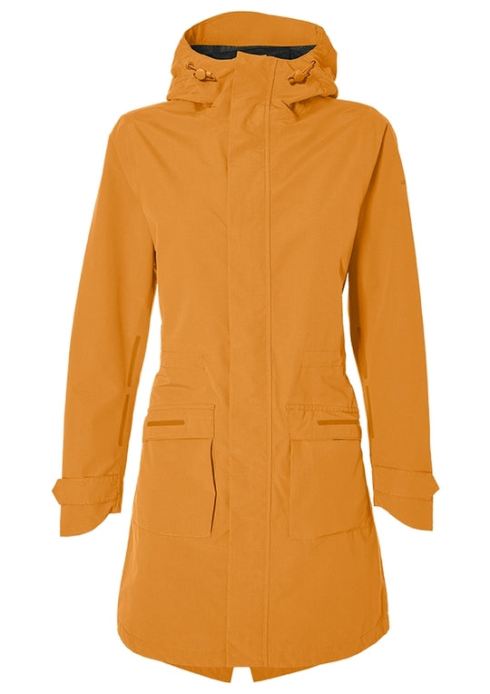 Regenjas Basil Mosse Parka Bruin