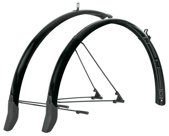 Spatbordset 28" Bleumels Cable 45MM Zwart