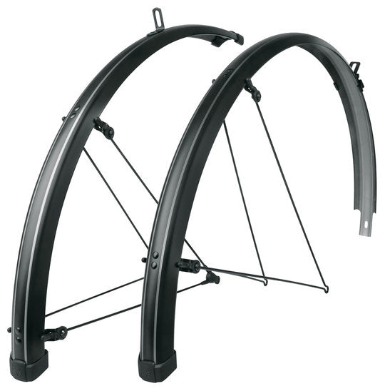 Spatbordset 28" SKS Bluemels Stripes 45MM Zwart