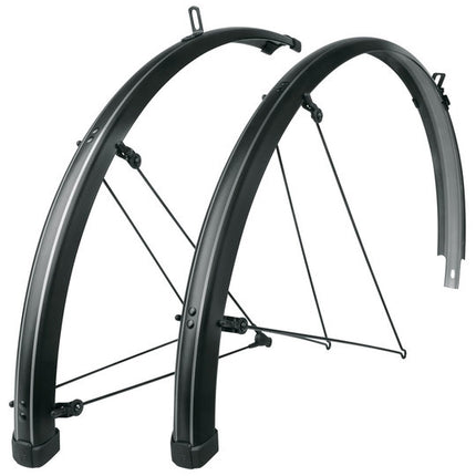 Spatbordset 28" SKS Bluemels Stripes 69MM Zwart