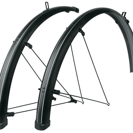 Spatbordset 28" SKS Bluemels Stripes 55MM Zwart