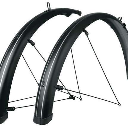 Spatbordset 28" SKS Bluemels Stripes 69MM Zwart