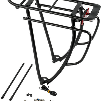 Achterdrager 29" Racktime Shine Evo Tour AC M/LED Zwart