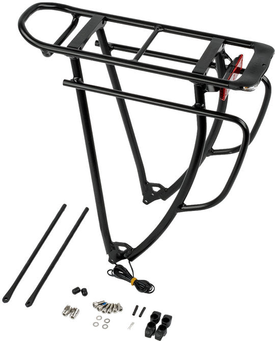 Achterdrager 29" Racktime Shine Evo Tour AC M/LED Zwart