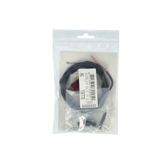 Fiets achterlicht SON 12V 50MM Zwart