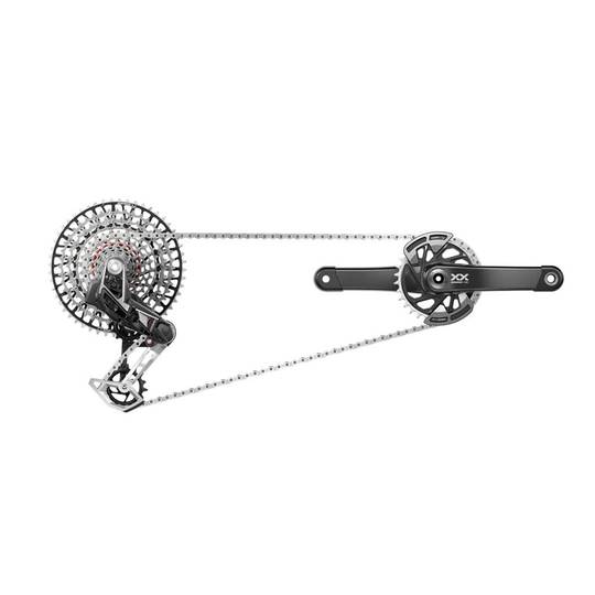 Groepset Sram XX Eagle T AXS D1 Drivetrain 175 32 12V Zwart