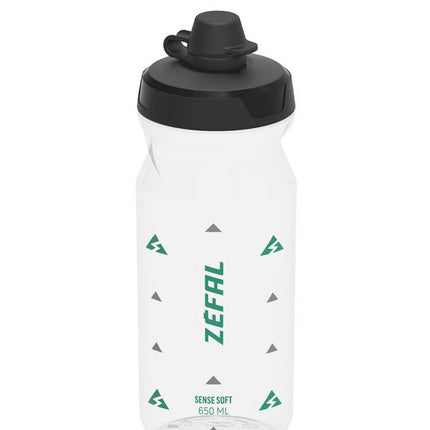 Bidon Zefal Sense Soft 65 No-Mud 650ML Transparant