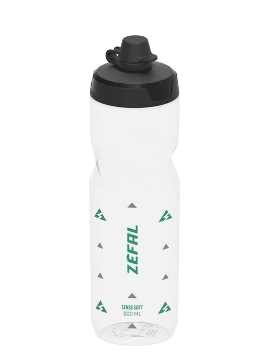 Bidon Zefal Sense Soft 80 No-Mud 800ML Transparant