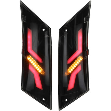 Clignotants Power1 LED Matrix Homologués E24 SP-1 Arrière Fumés Piaggio