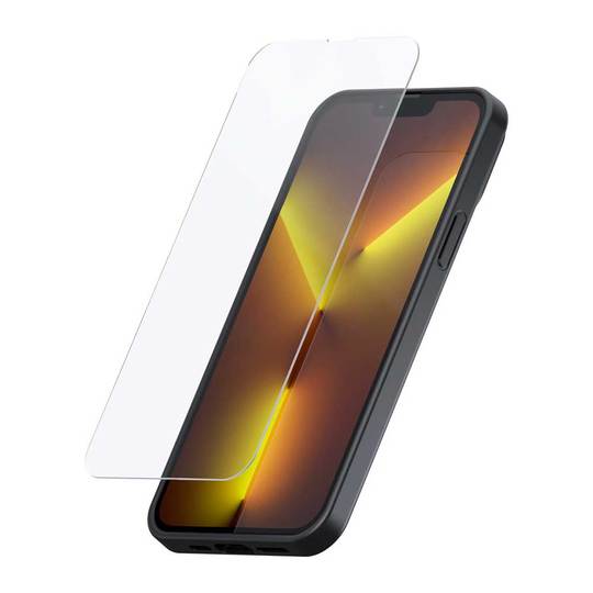 Telefoonhouder Glas Screenprotector SP Connect Teled Iphone 14-13 PR-14 Transparant