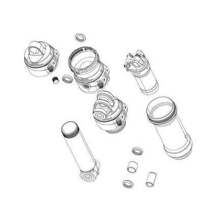 Schod RS Busset Metric 1-2 inch 30.0X10MM Zwart