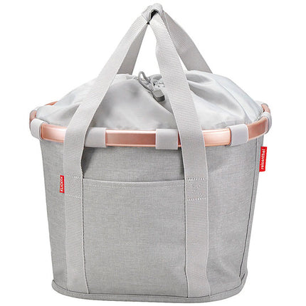 Fiets mandtas KLICKfix Bikebasket Twist Grijs