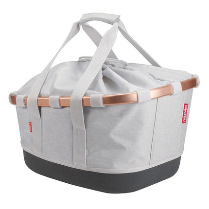 Fiets mandtas KLICKfix Bikebasket GT UK2 Twist Grijs