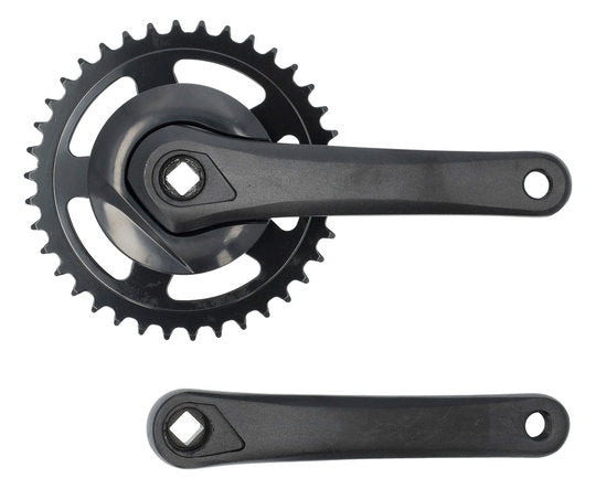 Crankstel SP2 38T Zwart