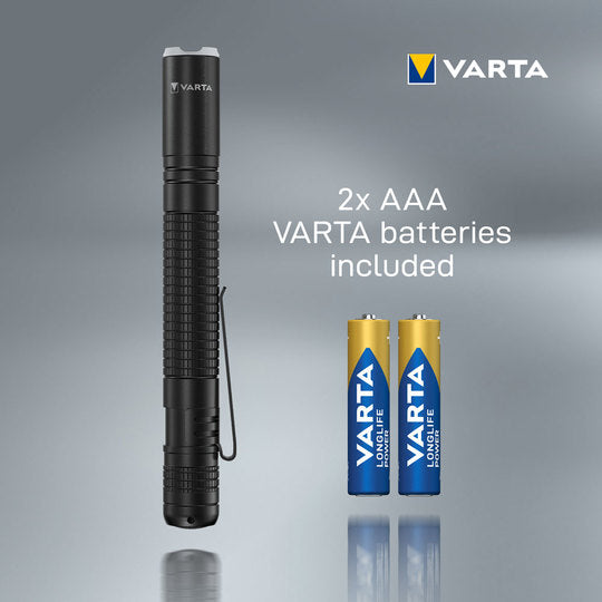 Zaklamp Varta Aluminium Light F10 Zwart