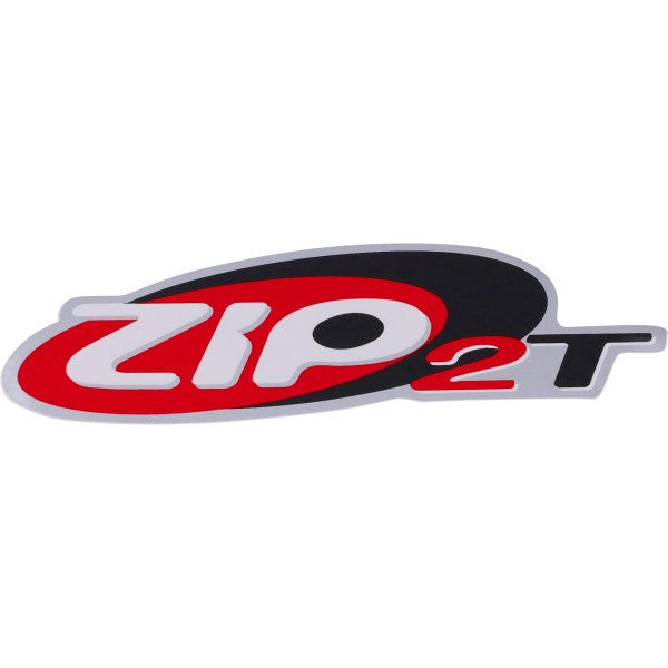 sticker Piaggio origineel zijscherm zwart/rood zip2t 672322