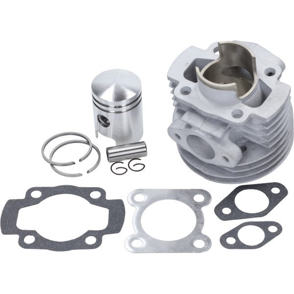 cilinder Power1 + zuiger aluminium nikasil 38mm ms50, mv50, puch