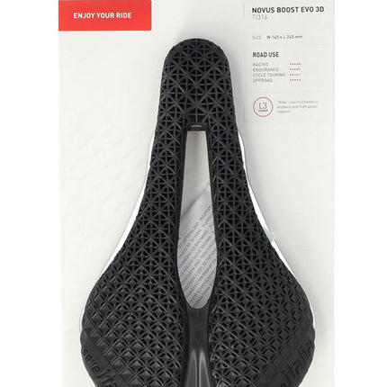 Zadel Selle Italia Novus Boost EVO Superflow 3D Zwart