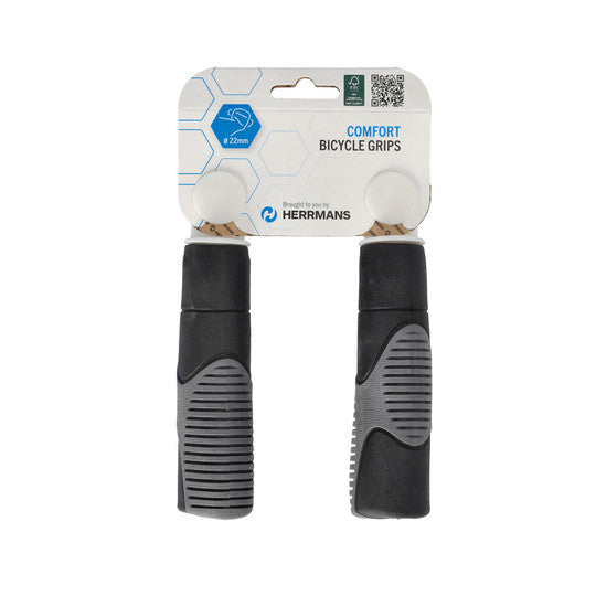 Handvat Herrmans Airo DD26B Herr 120MM-GRY stel Zwart Grijs