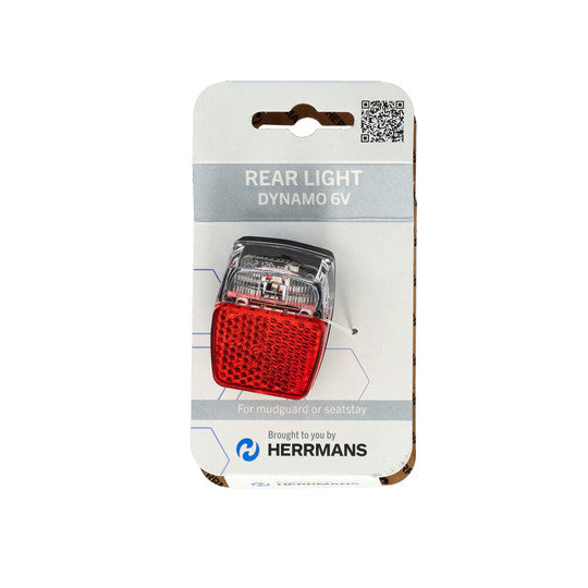 Fiets achterlicht Herrmans H-Trace Mini Herr Trace Zwart