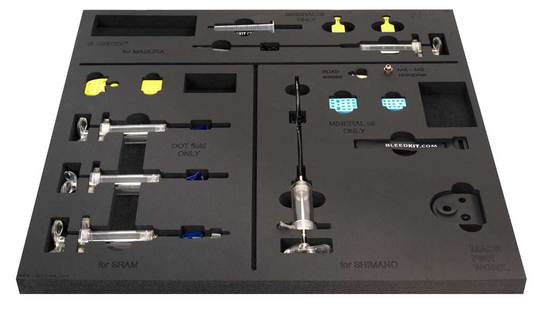 Gereedschap Inlay Unior Werkbank Bleedkit 21DLG