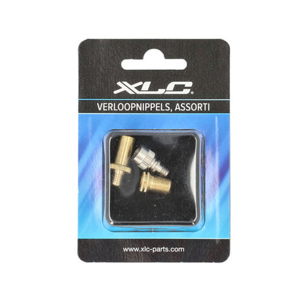 Ventielnippel XLC Oppompset ASS set van 3