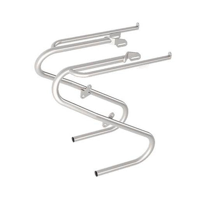 Voordrager 26-28 inch Tubus Duo Lowrider Zilver