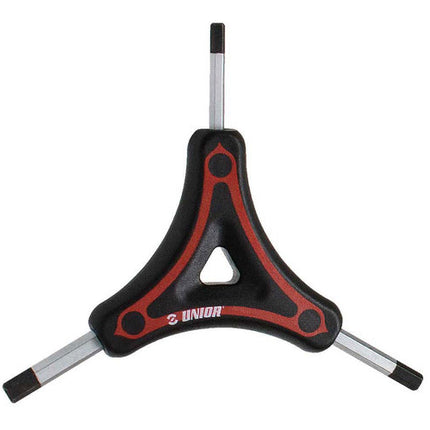 UNIOR Inbussleutel Y 2/2.5-3MM Zwart Rood