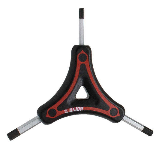 UNIOR Inbussleutel Y 2/2.5-3MM Zwart Rood