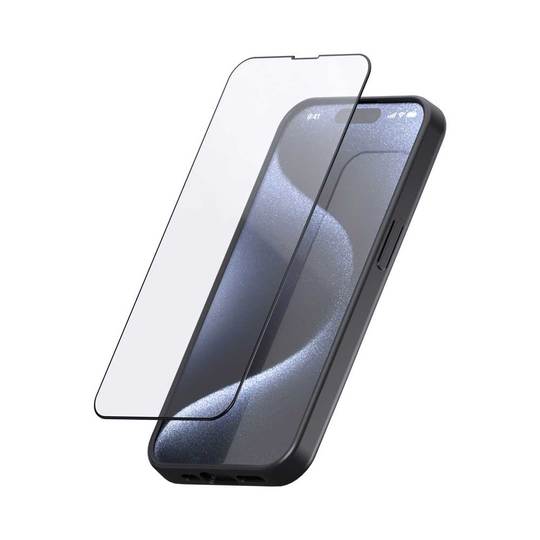 Telefoonhouder Glas Screenprotector SP Connect Teled Iphone 15P Transparant