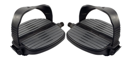 Pedaal Union SP-260 Hometrainer SP260-GRY stel Zwart Grijs