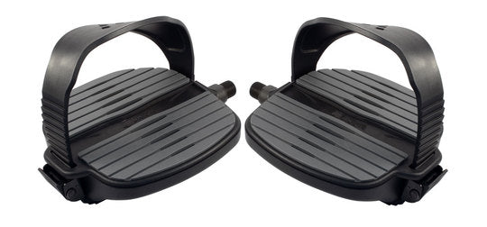 Pedaal Union SP-260 Hometrainer SP260-GRY stel Zwart Grijs