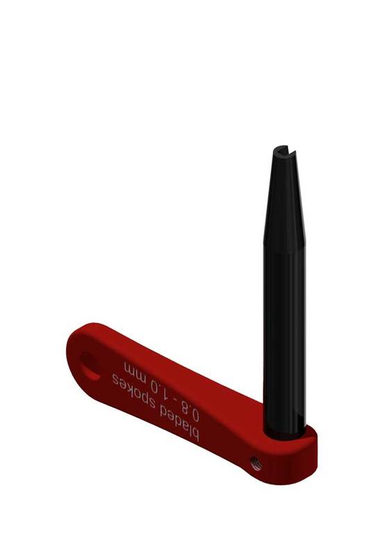 DT Spaakhouder Aero 0.8-1.0MM ZW Zwart