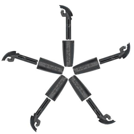 EF Bevestiging Gripclip PVC set van 5 Spatbord Zwart