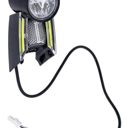 Fiets koplamp Spanninga Aerflow 2 Span M/GELEIDER Zwart