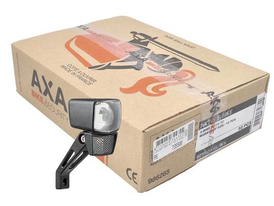 Fiets koplamp AXA NXT 45 6-12V 10 Zwart