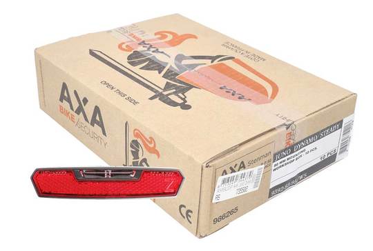 Fiets achterlicht AXA Juno Dynamo Steady 80MM 10 Zwart