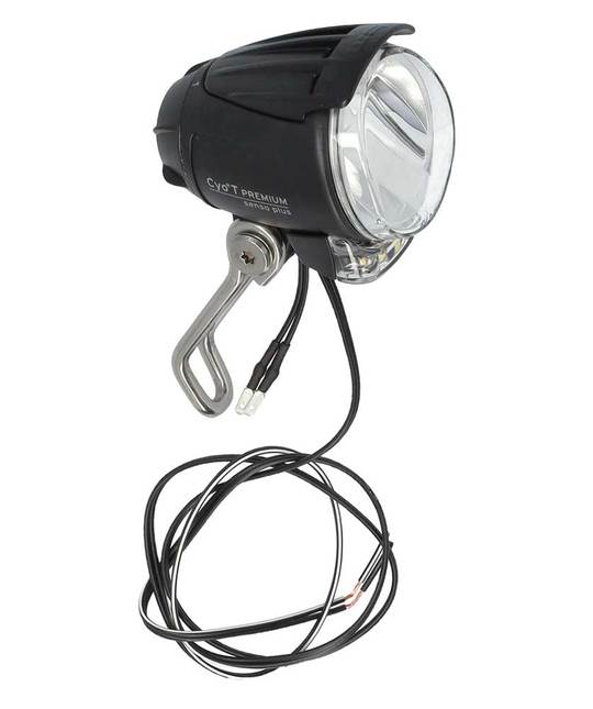 Fiets koplamp Busch & Muller Lumotec IQ Cyo T Senso Plus Zwart