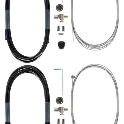 Kabel XLC REM Nexus NW V/A KPL 3.00 RVS set van 2 Zwart