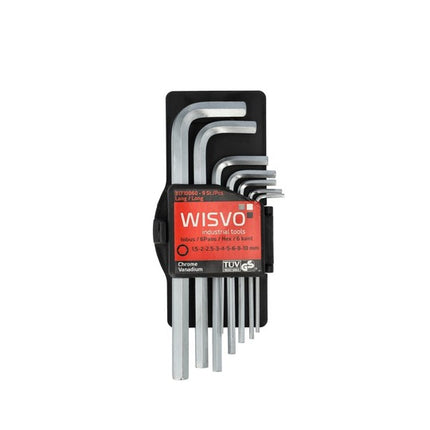 Wisvo Inbusset 1.5-10MM 9DLG Zilver