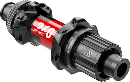 Achternaaf DT Swiss 240 Straightpull Race 24G 142-12 SH12 Zwart