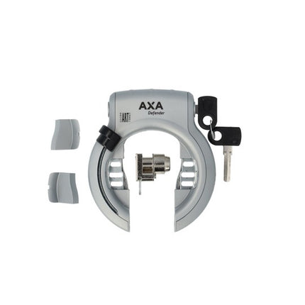 Ringslot AXA Defender ART Ring E-MOT M/ACCUSLOT Zilver