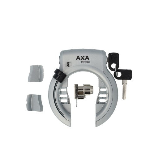 Ringslot AXA Defender ART Ring E-MOT met accuslot Zilver
