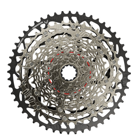 Cassette Sram XS1270 T A1 12V 10-52 Zilver Zwart