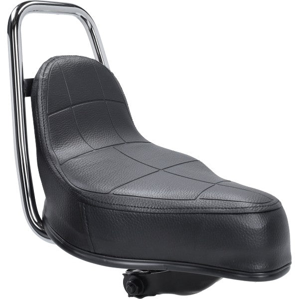 selle chopper (made in EU) avec arceau chromé noir puch, puch maxi