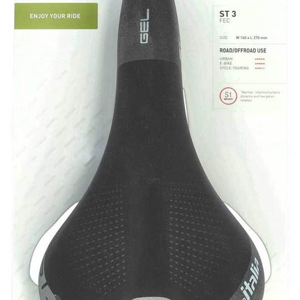 Zadel Selle Italia ST3 S1 Zwart