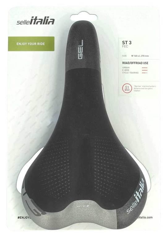 Zadel Selle Italia ST3 S1 Zwart