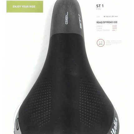 Zadel Selle Italia ST1 L1 Zwart